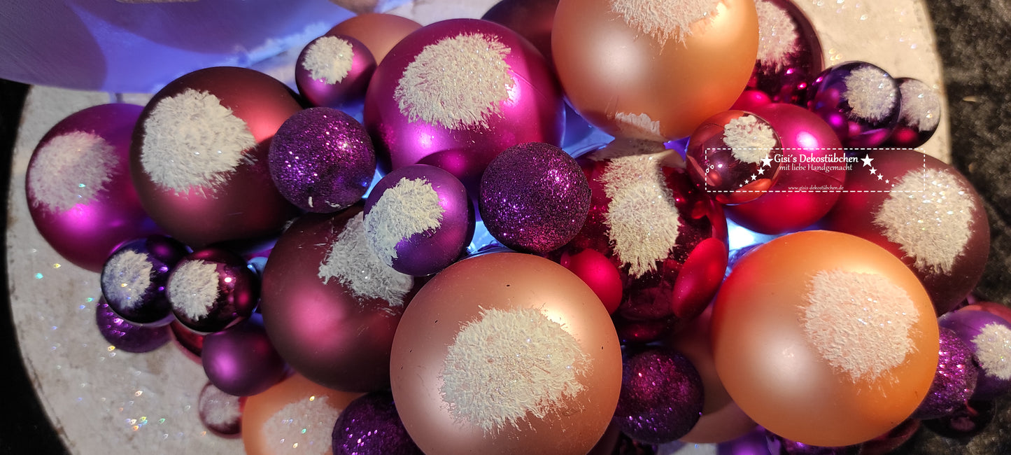 Holzwichtel Winter (4 Jahreszeiten) beleuchtet