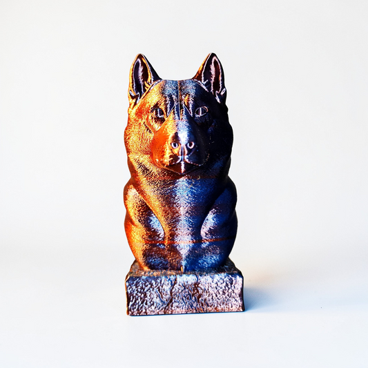 🐺 Husky Büste 3D Druck | Detaillierte Hunde Skulptur | Dekofigur | Wunschfarbe
