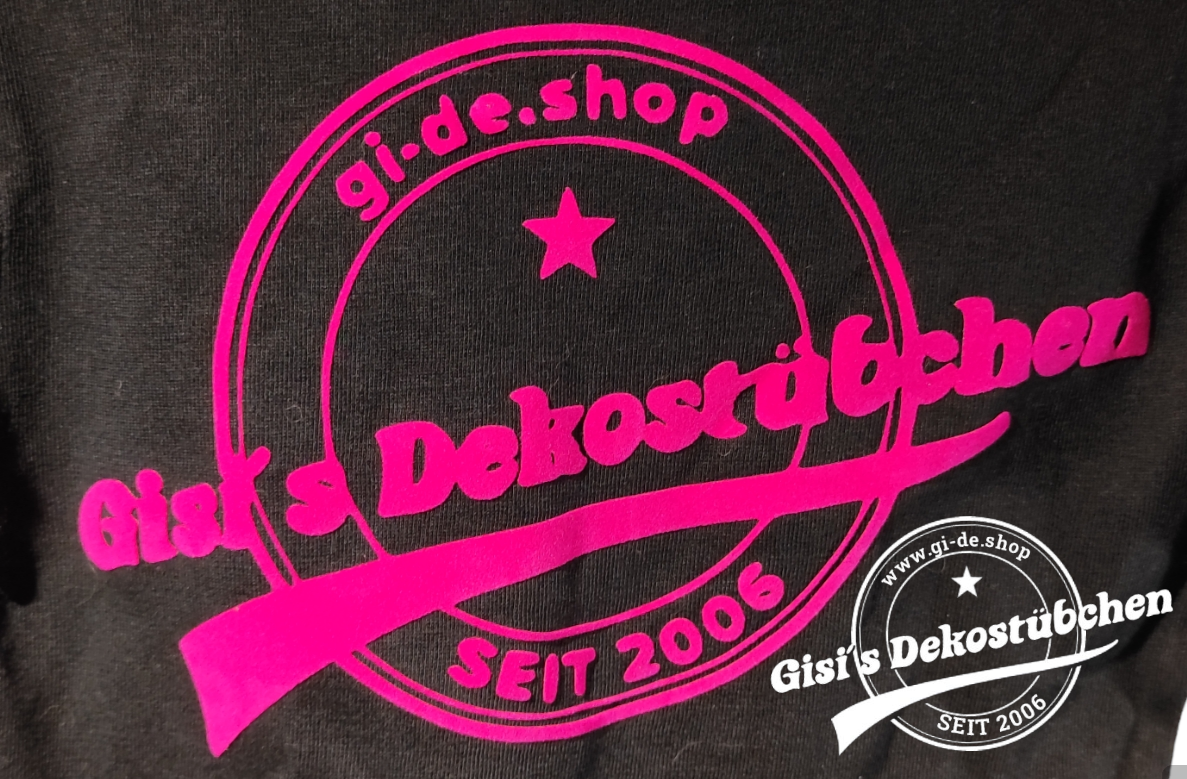 Baby / Kinder T-Shirt mit Wunschtext und unserm Logo zum Materialkostenpreis