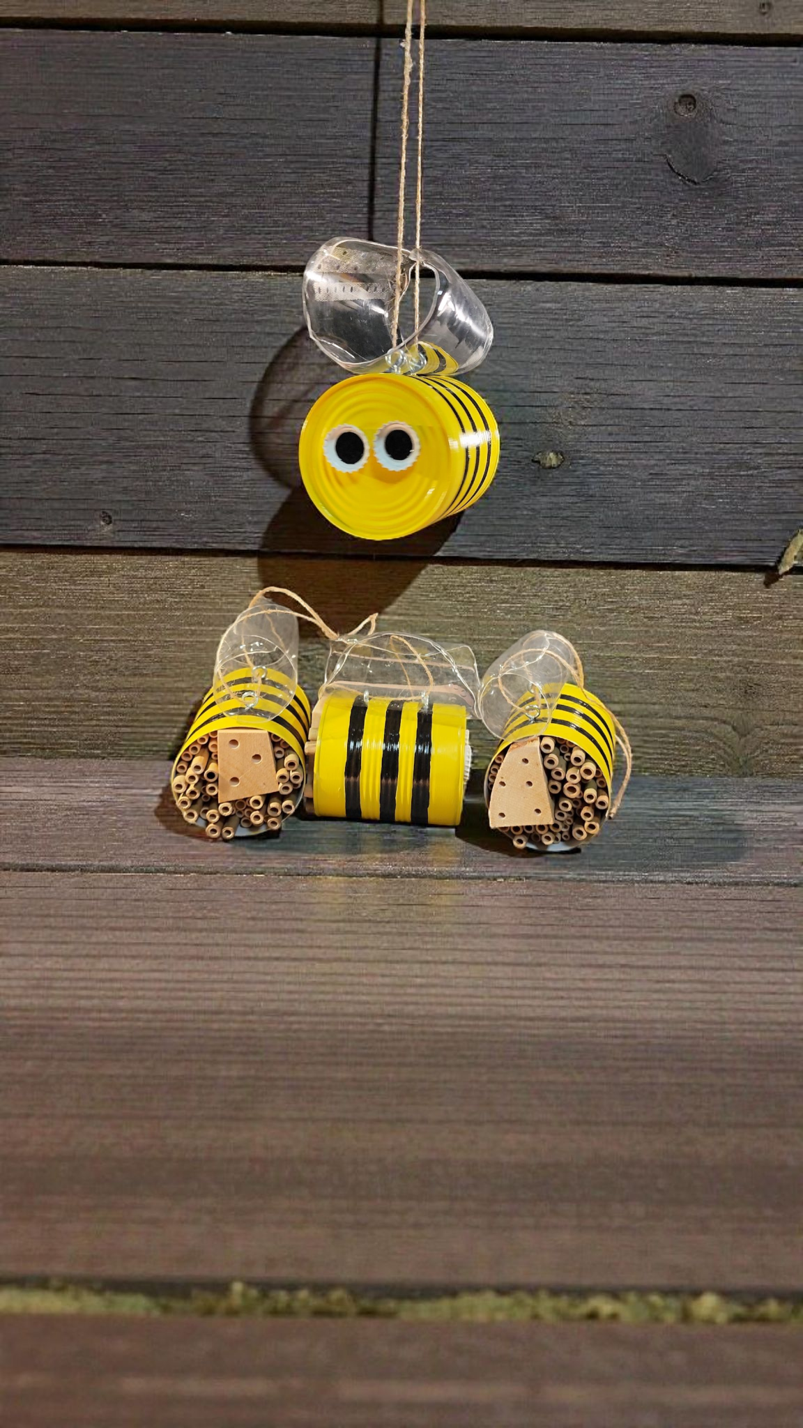 Insektenhotel Bienen Hotel Upcycling DIY
