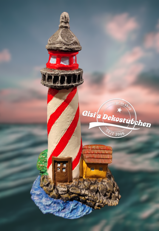 Keramik Leuchtturm / Deko / Geschenk / Mitbringsel / jetzt auch in Farbe