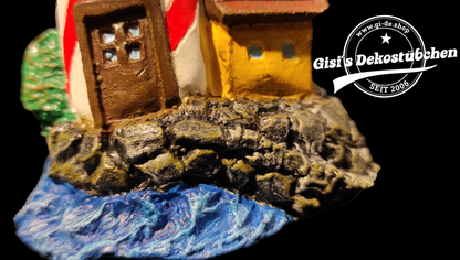 Keramik Leuchtturm / Deko / Geschenk / Mitbringsel / jetzt auch in Farbe