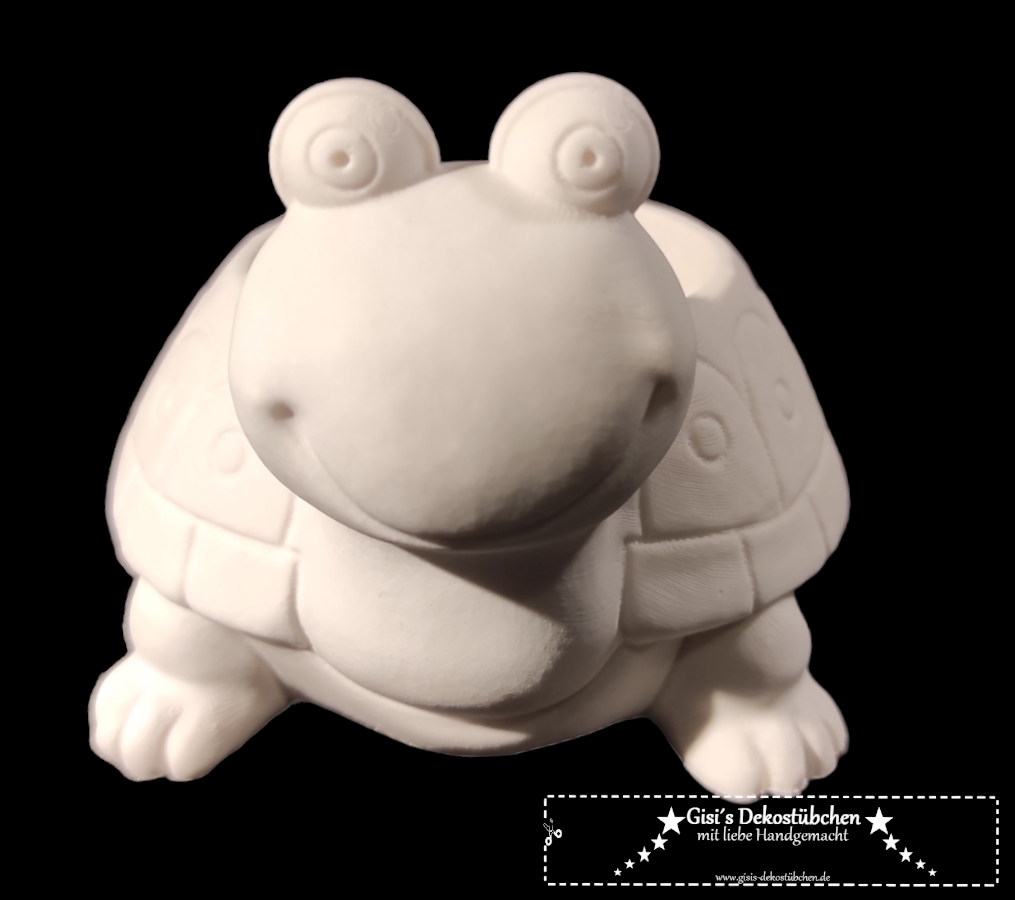 Keramik Schildkröte Blumentopf / Teelichthalter
