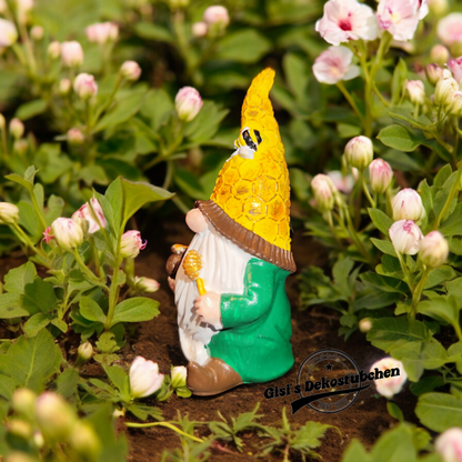 Keramik Wichtel Handbemalt