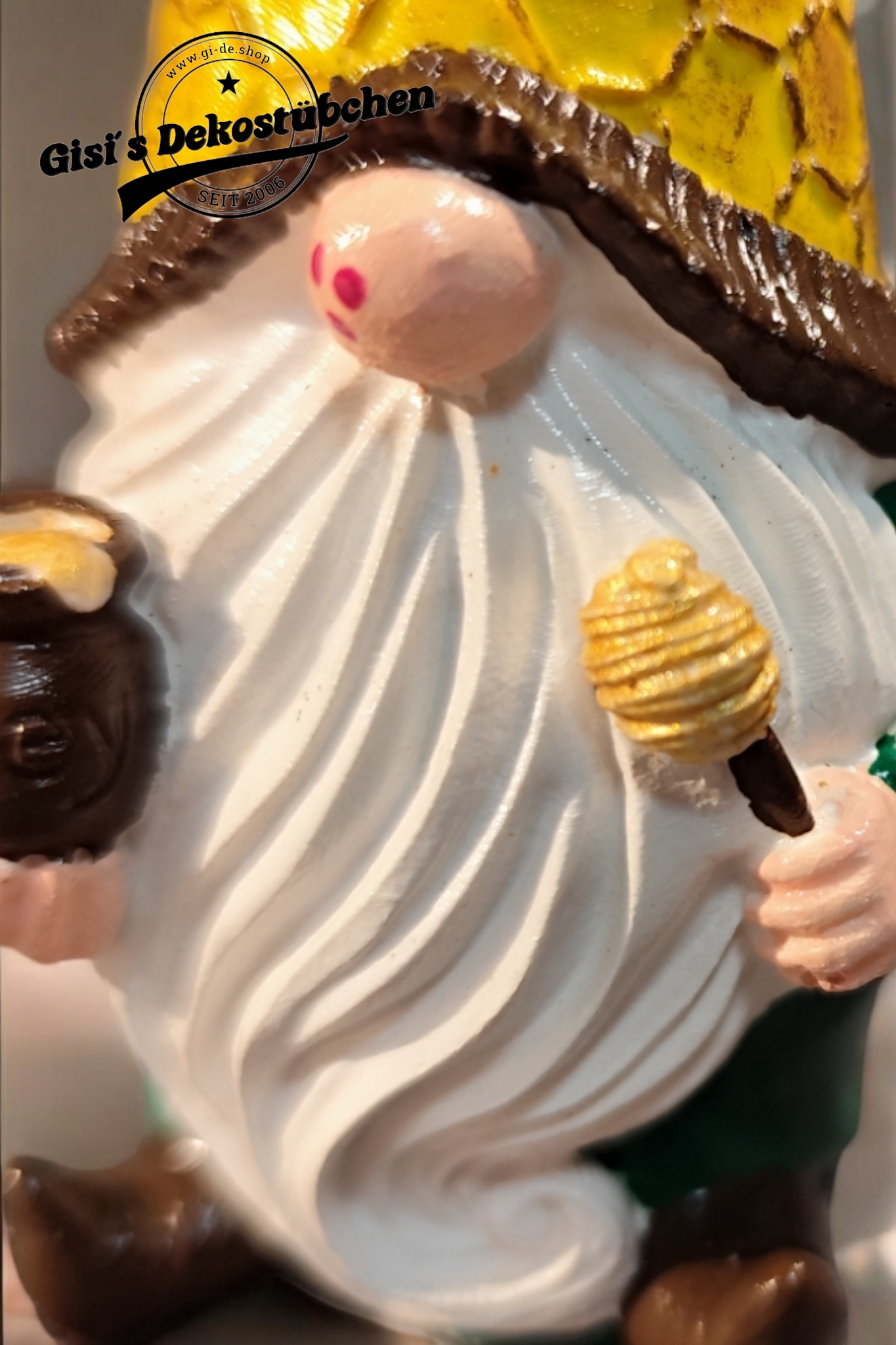 Keramik Wichtel Handbemalt