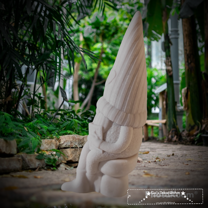 Keramik Wichtel Nr. 1 sitzende mit Herz