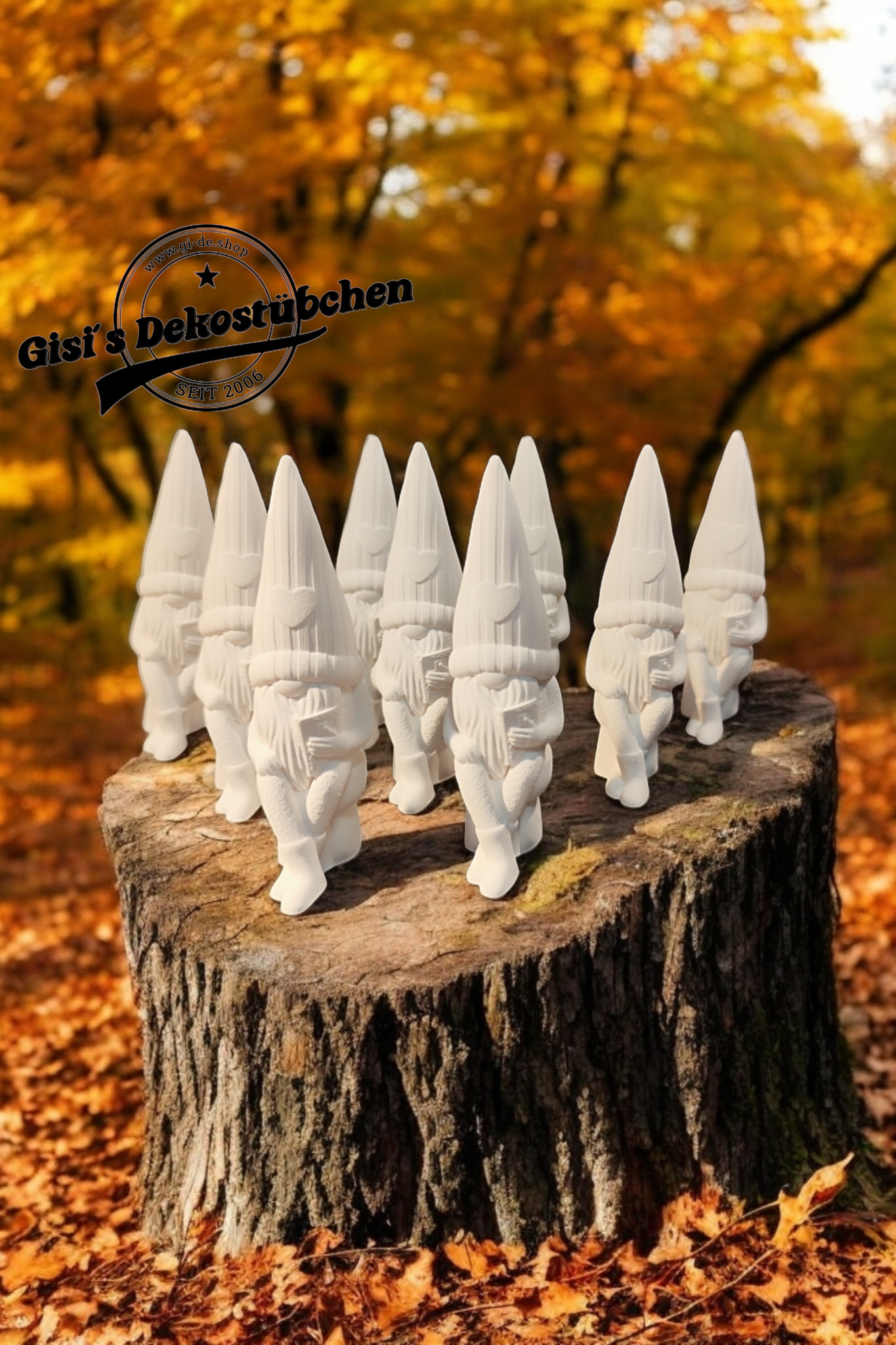 Keramik Wichtel Nr. 1 sitzende mit Herz