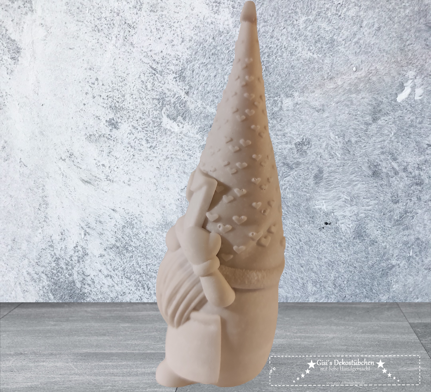 Keramik Wichtel Nr. 3 mit Liebesbrief