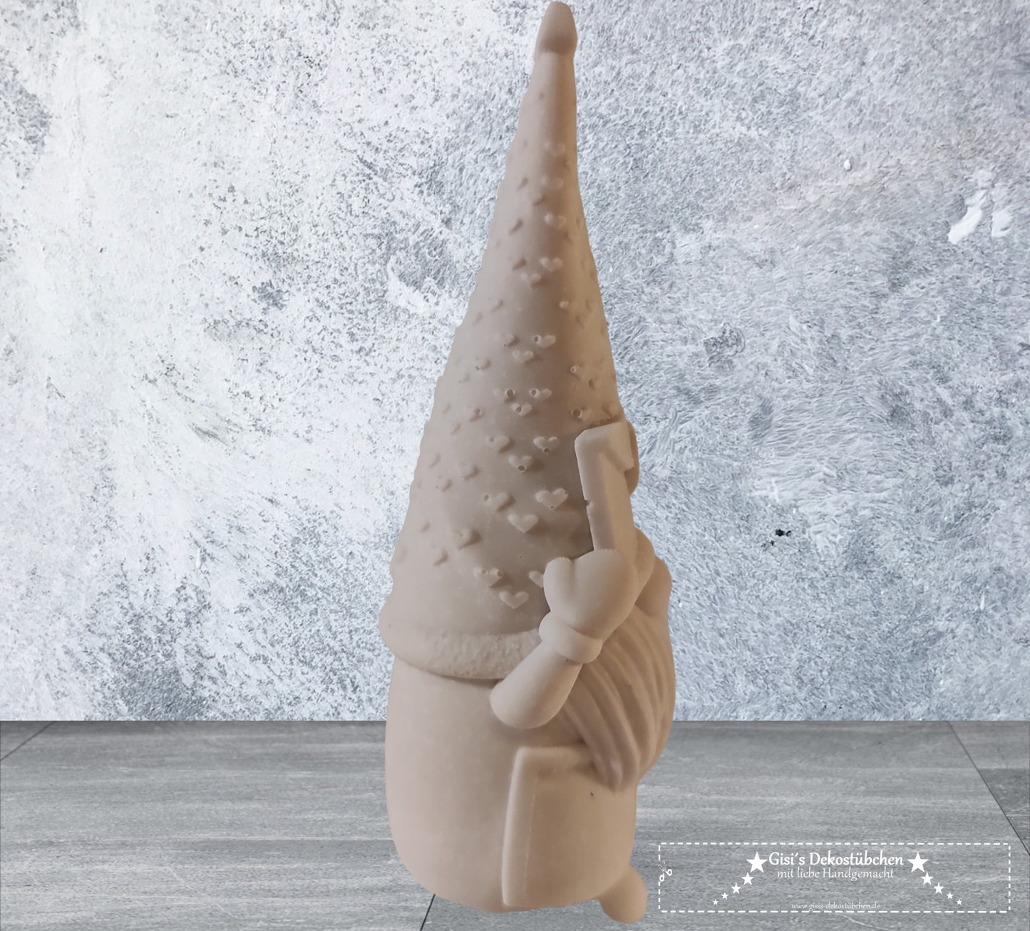 Keramik Wichtel Nr. 3 mit Liebesbrief