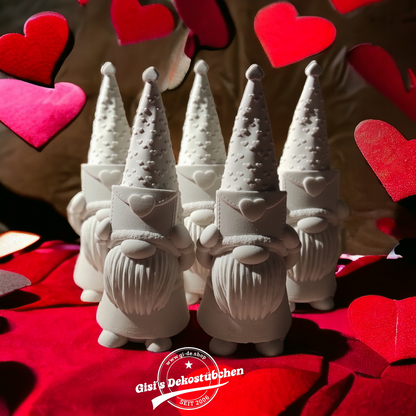 Keramik Wichtel Nr. 3 mit Liebesbrief