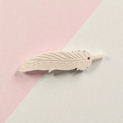 Keramik Feder Anhänger