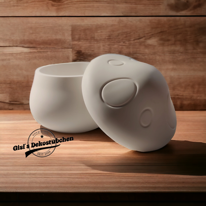 Keramik, Pilz, Dose, Geschenkverpackung, Schmuckkästchen