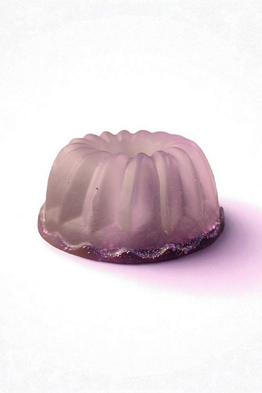 Kerzenhalter aus Epoxidharz – Stabkerzen-Halter mit Glitzer, handgemacht