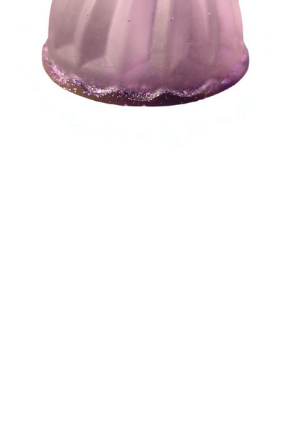 Kerzenhalter aus Epoxidharz – Stabkerzen-Halter mit Glitzer, handgemacht