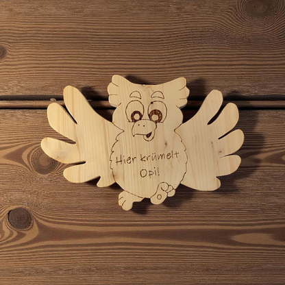 Kinder-Brotzeitbrett Tiere