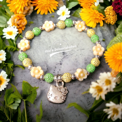 Kinder Armband mit Anhänger Perlen