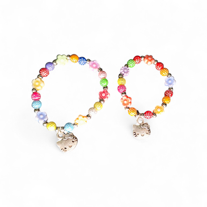 Kinder Armband mit Anhänger Perlen