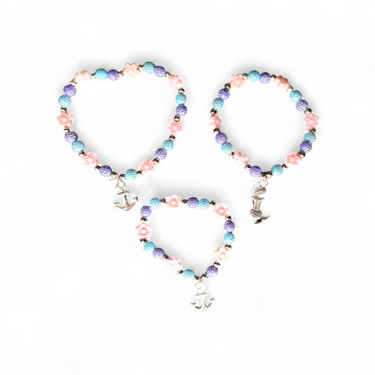 Kinder Armband mit Anhänger Perlen