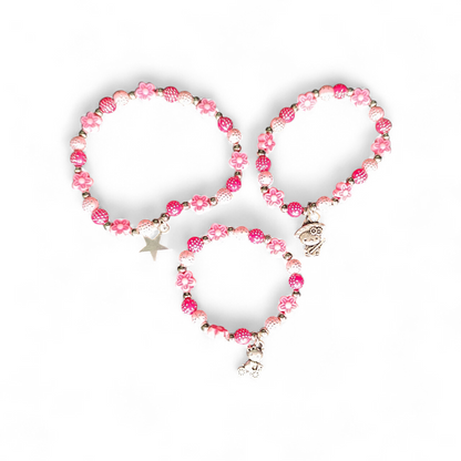 Kinder Armband mit Anhänger Perlen