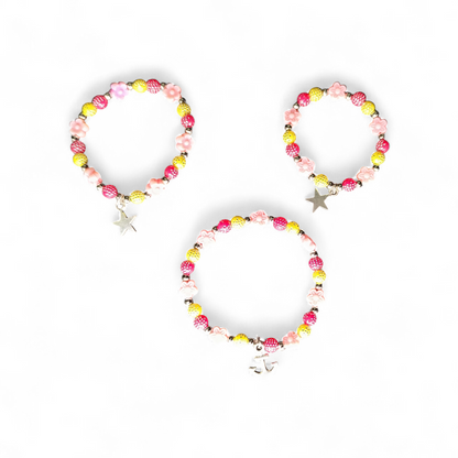 Kinder Armband mit Anhänger Perlen