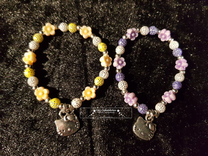 Kinder Armband mit Anhänger Perlen