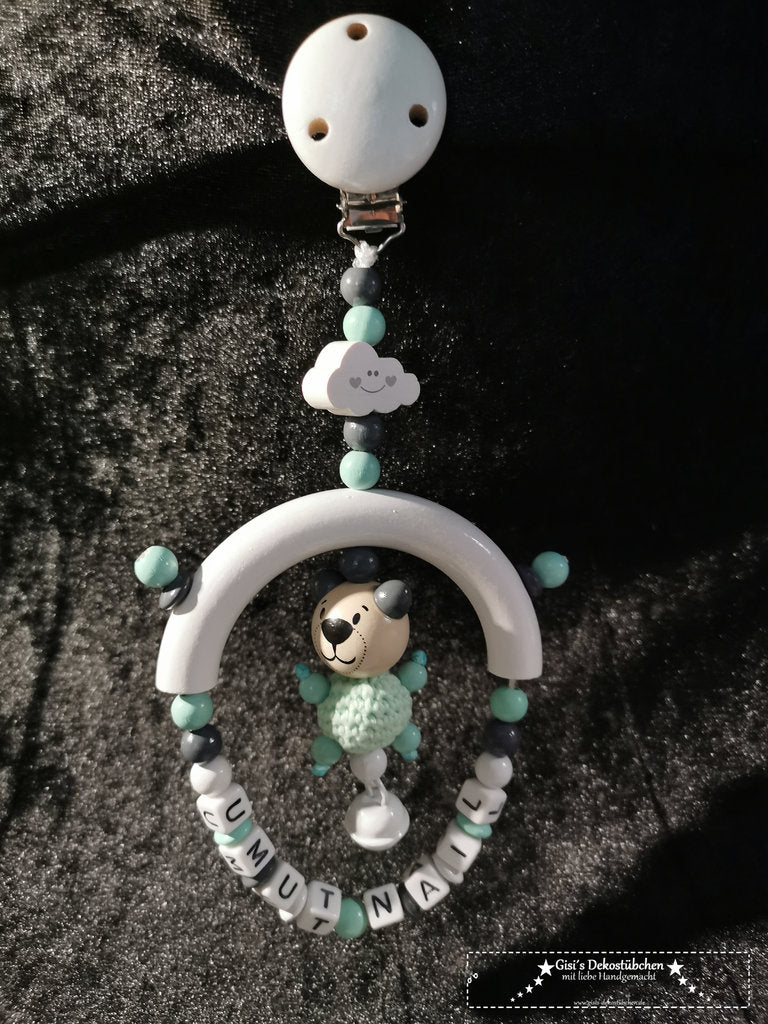 Kinderwagenkette MaxiCosi Bettanhänger mint