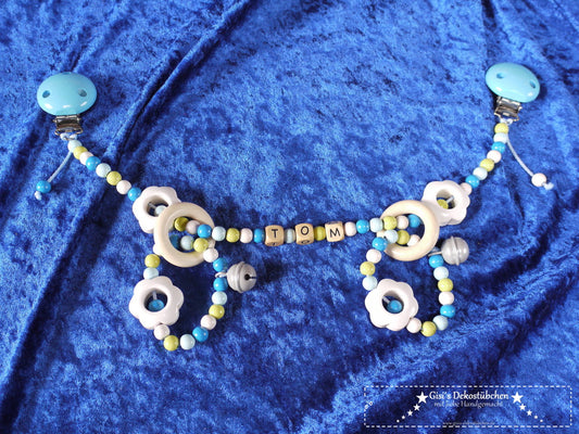 Kinderwagenkette mit Name personalisiert