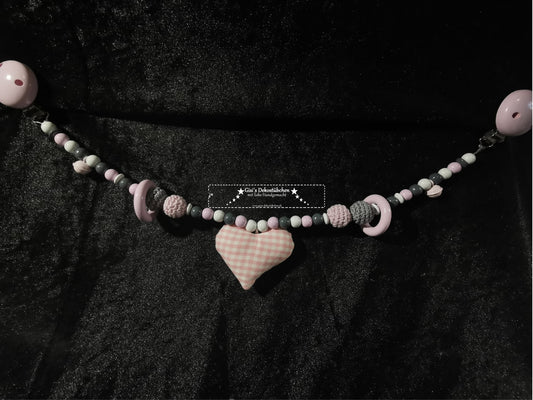 Kinderwagenkette ohne Namen Herz