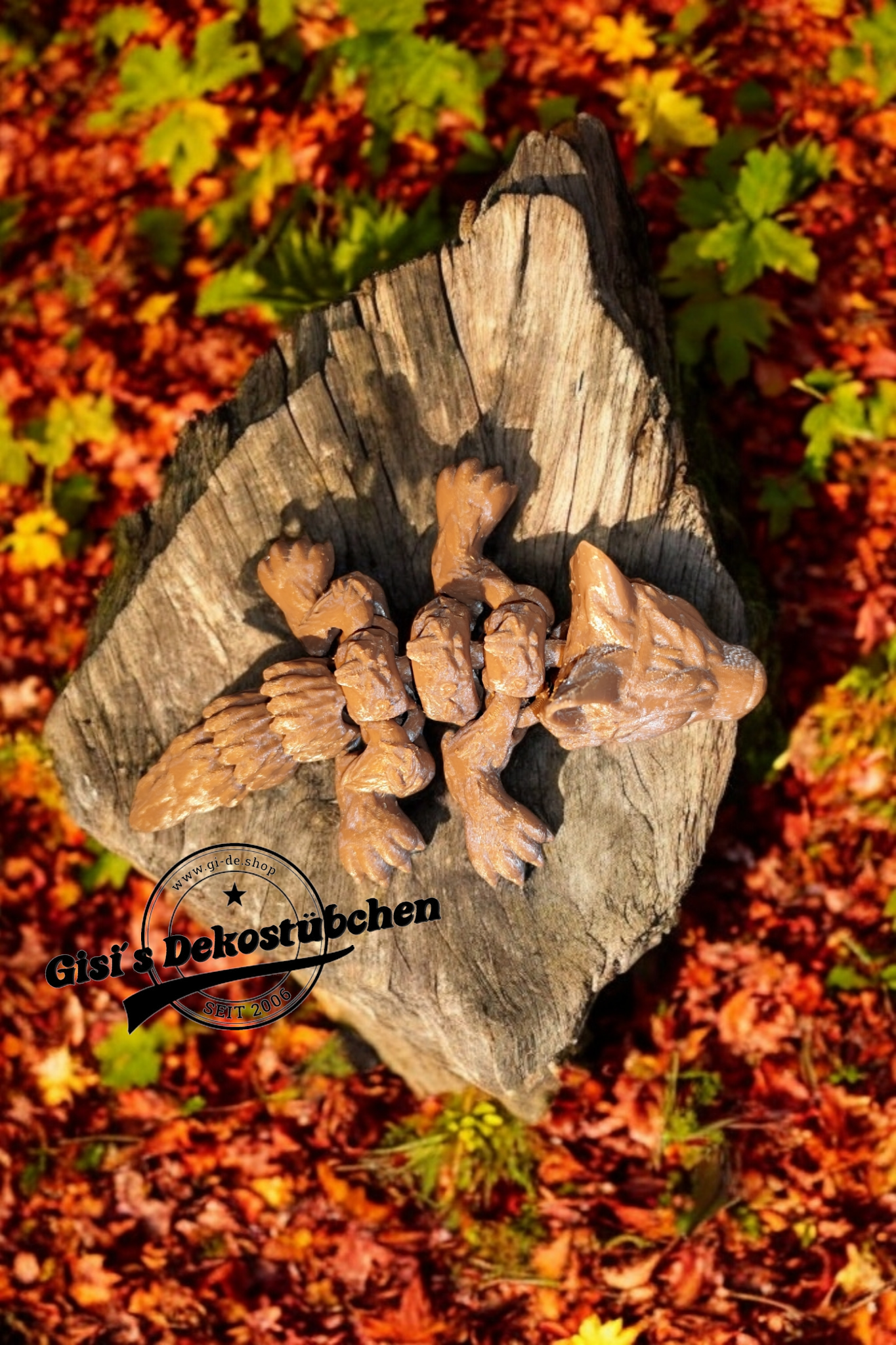 Kleines Wolf-Welpen Spielzeug