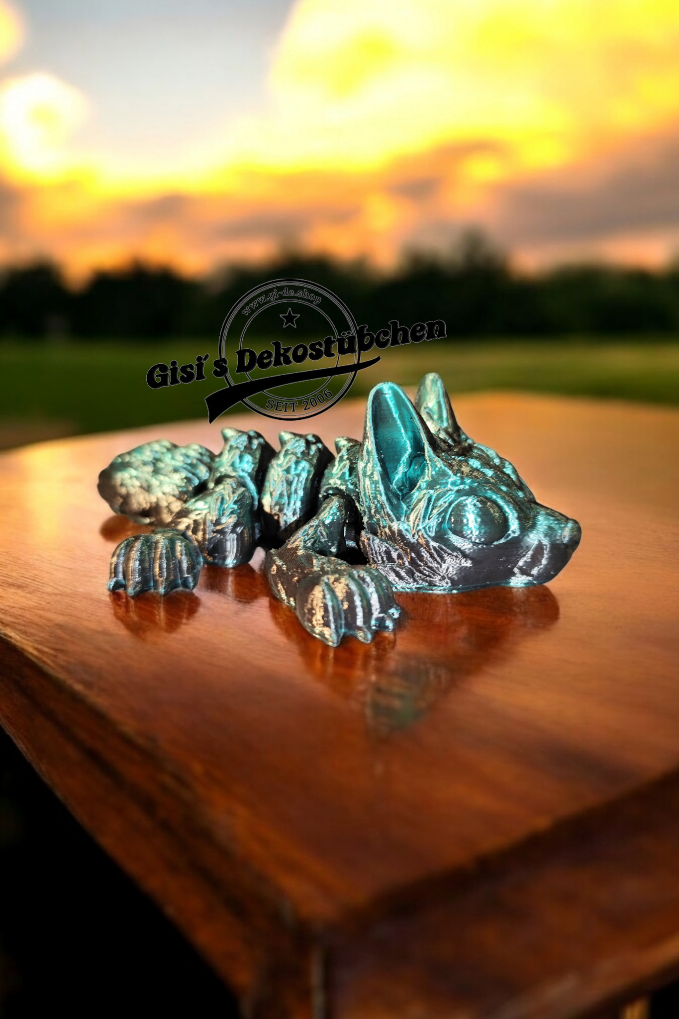 Kleines Wolf-Welpen Spielzeug