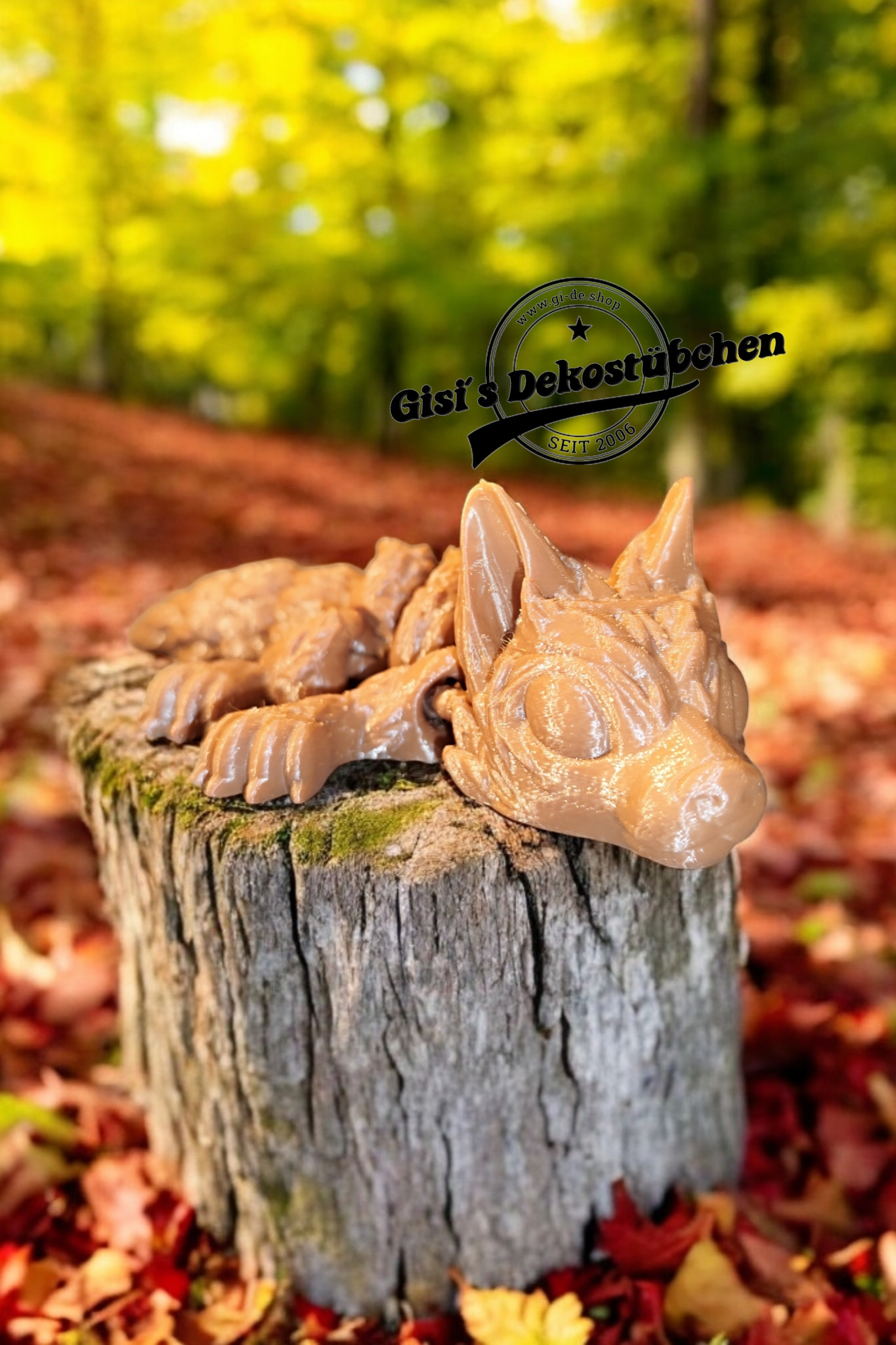 Kleines Wolf-Welpen Spielzeug