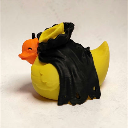 Kopflose Halloween-Ente – Gruselige Vampir-Ente mit Kürbiskopf