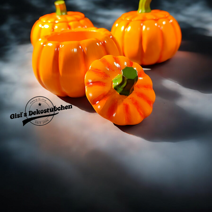 Kürbis Dose mit Deckel Keramik Halloween