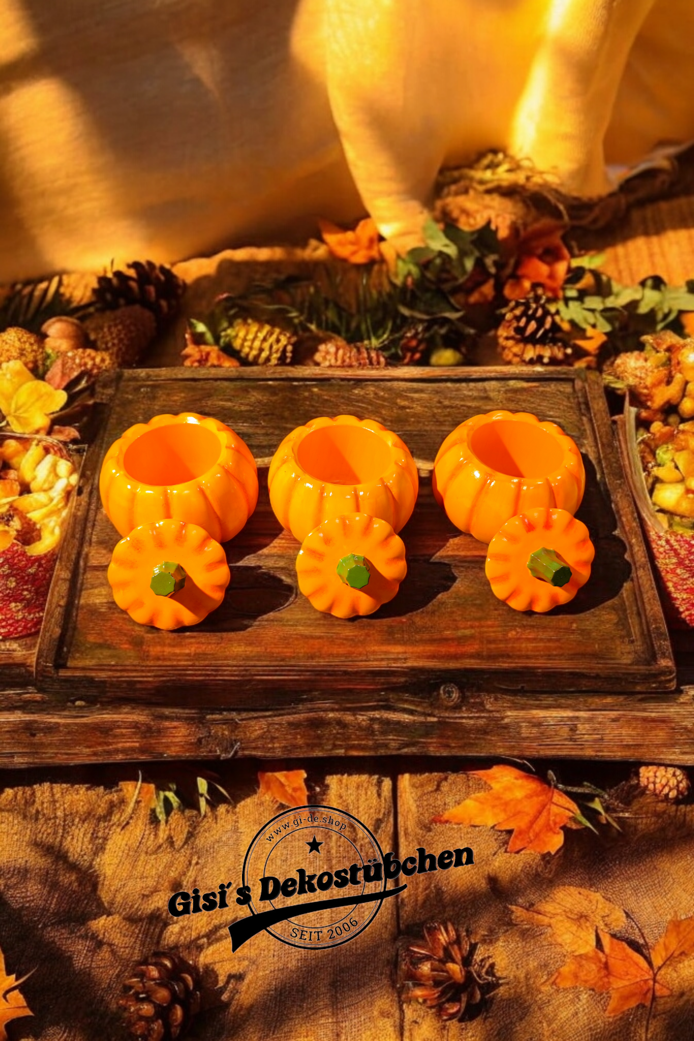 Kürbis Dose mit Deckel Keramik Halloween