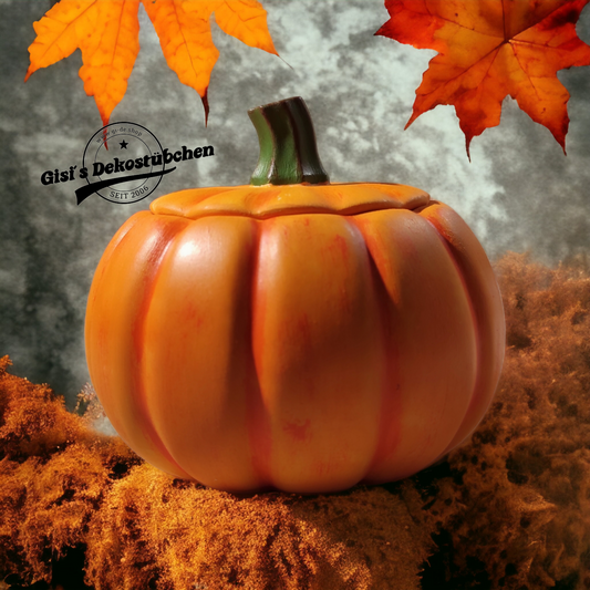 Kürbis Dose mit Deckel Keramik Halloween