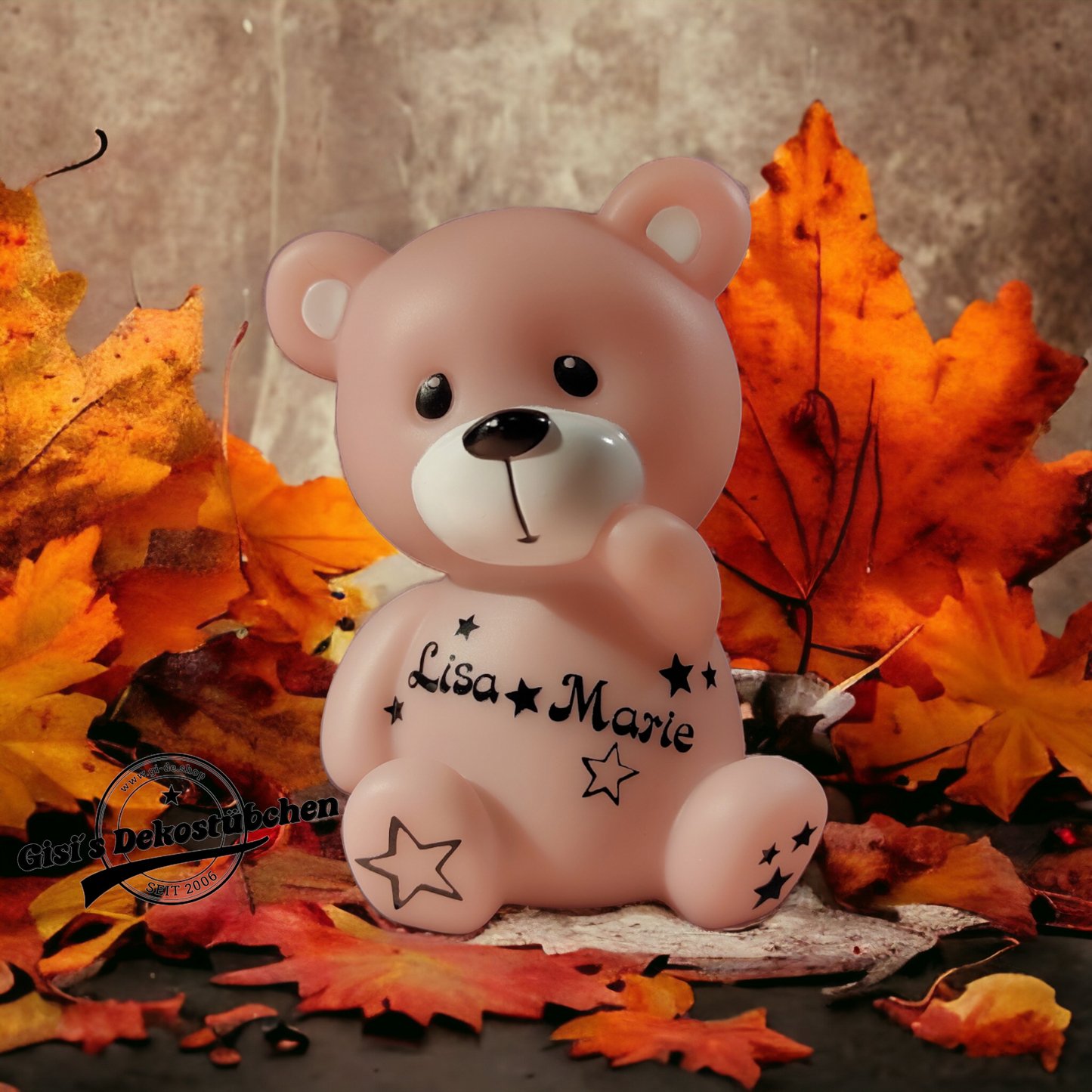 Led Lampe Nachtlicht Bär Teddy mit Namen