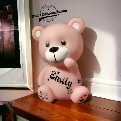 Led Lampe Nachtlicht Bär Teddy mit Namen