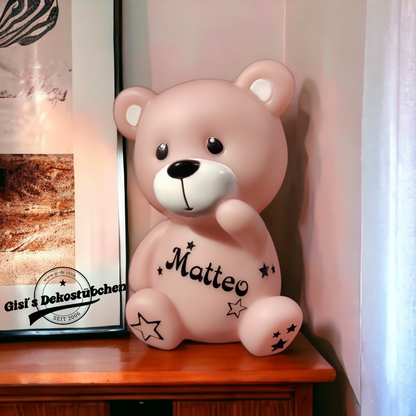 Led Lampe Nachtlicht Bär Teddy mit Namen