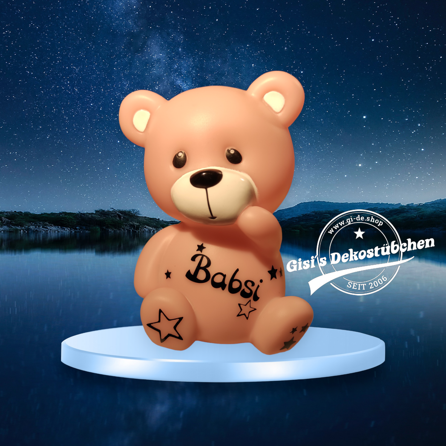 Led Lampe Nachtlicht Bär Teddy mit Namen