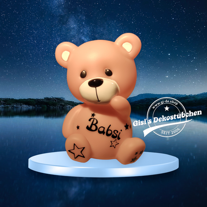 Led Lampe Nachtlicht Bär Teddy mit Namen