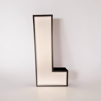 Leuchtbox Buchstabe A-Z – 3D Druck 30 cm – Lichtbox für Lichterketten – Handgefertigt