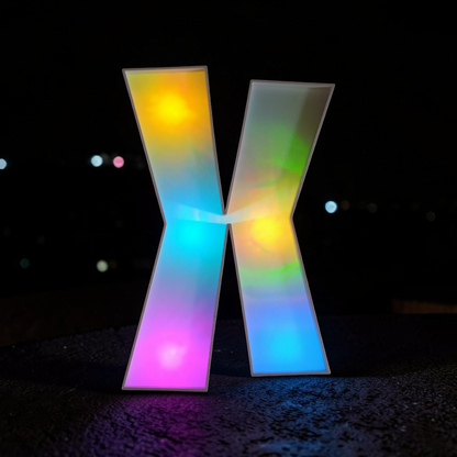 Leuchtbox Buchstabe A-Z – 3D Druck 30 cm – Lichtbox für Lichterketten – Handgefertigt