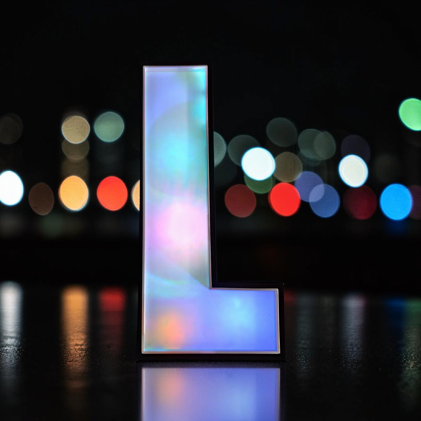 Leuchtbox Buchstabe A-Z – 3D Druck 30 cm – Lichtbox für Lichterketten – Handgefertigt