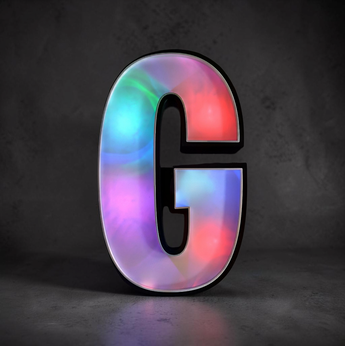 Leuchtbox Buchstabe A-Z – 3D Druck 30 cm – Lichtbox für Lichterketten – Handgefertigt