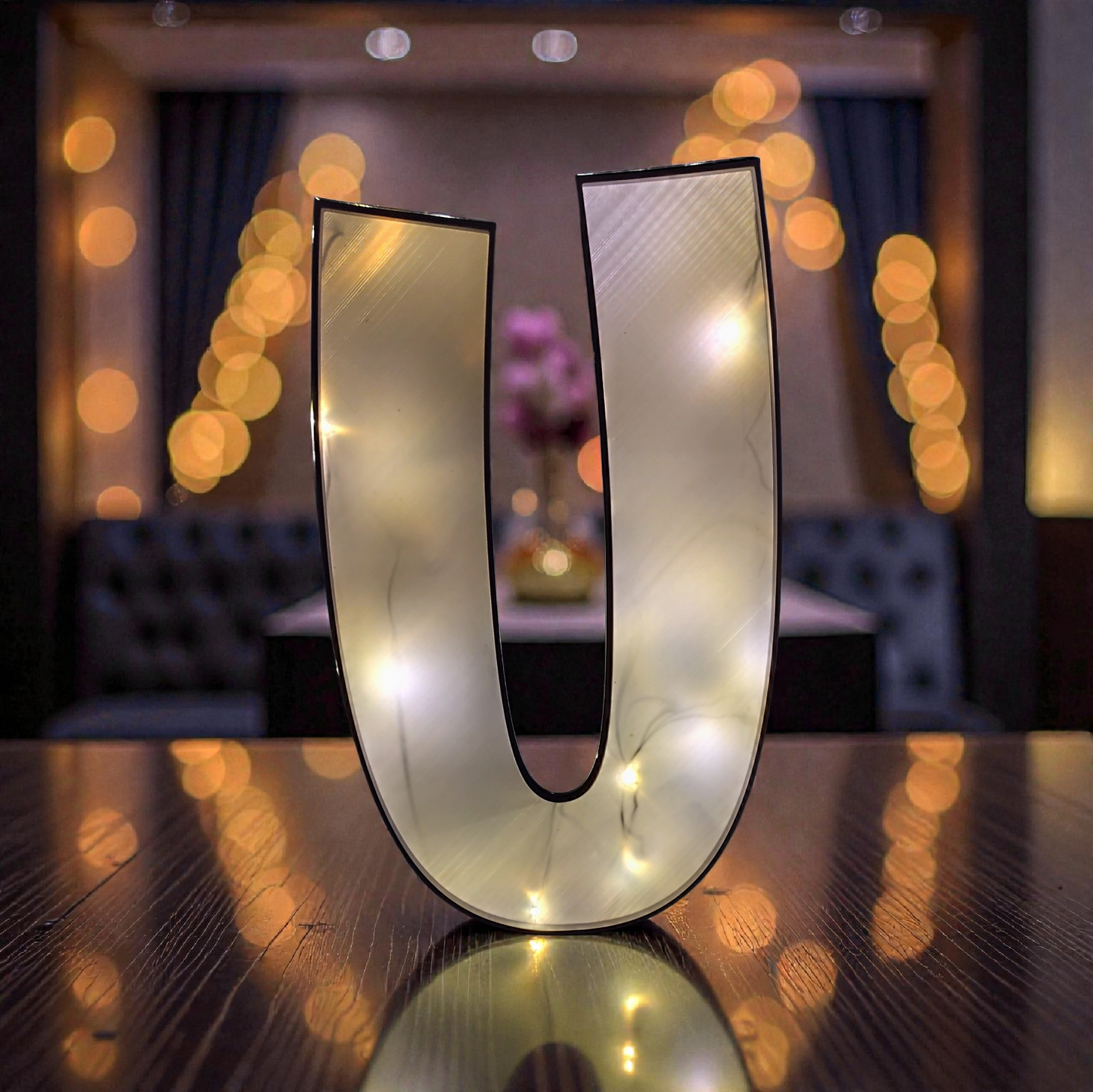 Leuchtbox Buchstabe A–Z – ca. 30 cm – 3D gedruckt – eigenes Design – Lichtbox für Lichterketten