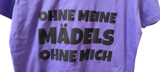 "Mädels-Shirt – Familienfreundliches Statement aus 100 % Baumwolle, in vielen Farben & Größen erhält