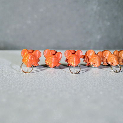 Maus 3D Druck Schlüsselanhänger Figur Deko