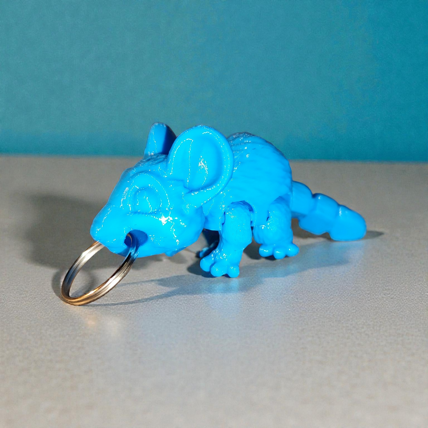 Maus 3D Druck Schlüsselanhänger Figur Deko