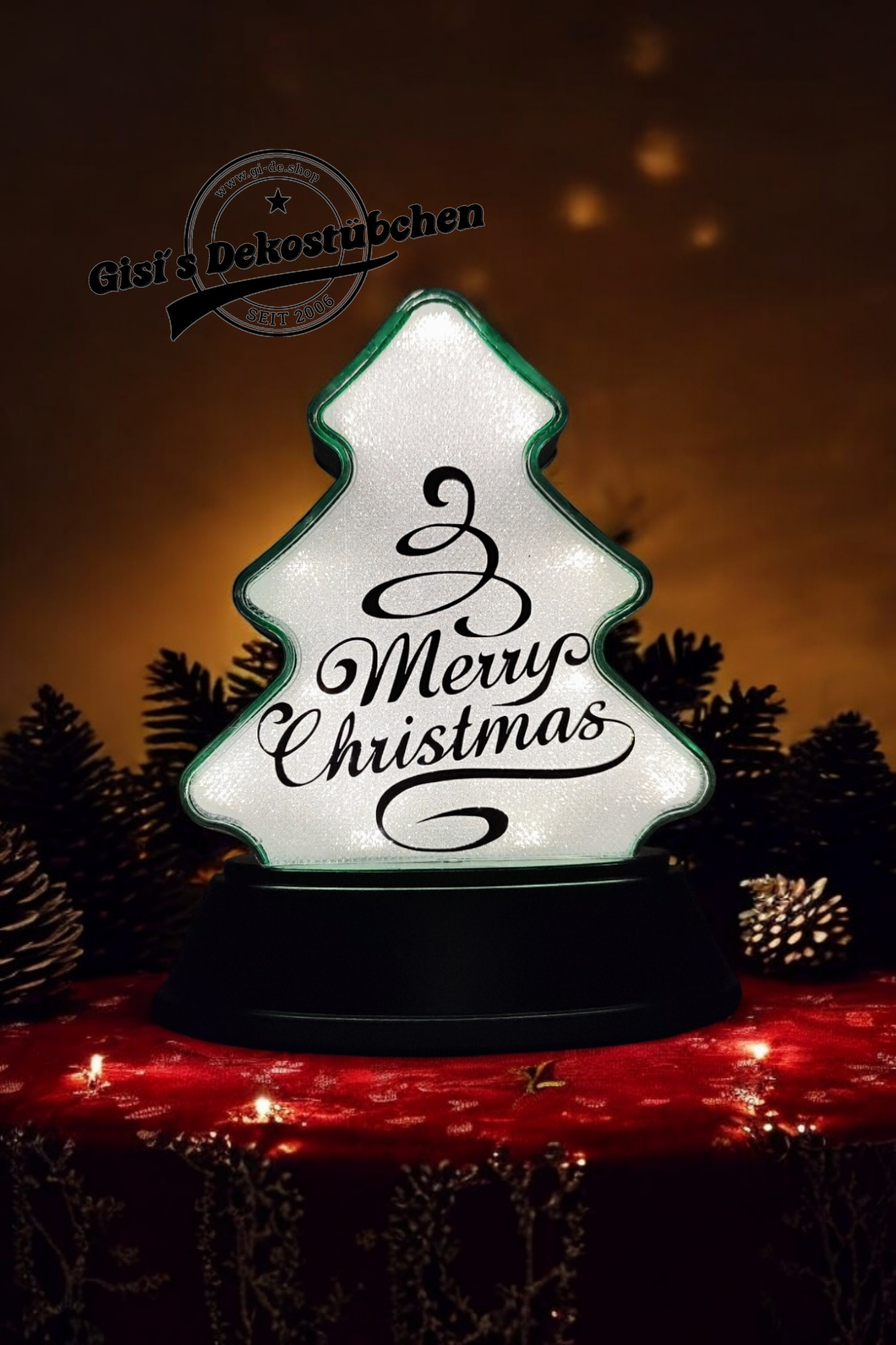 Merry Christmas, LED Tannenbaum Lichteffekt