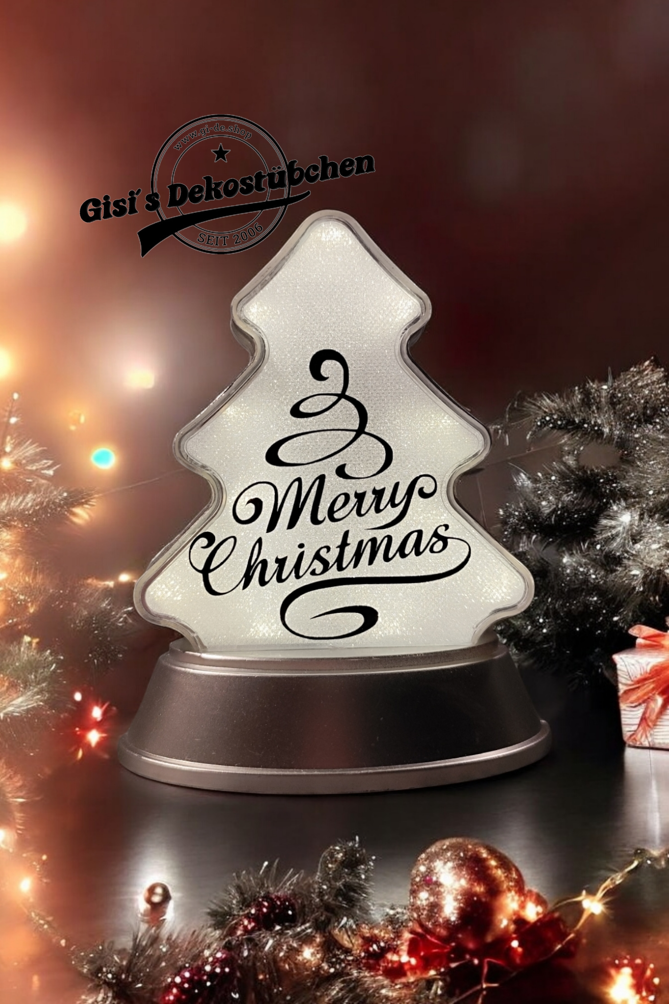 Merry Christmas, LED Tannenbaum Lichteffekt